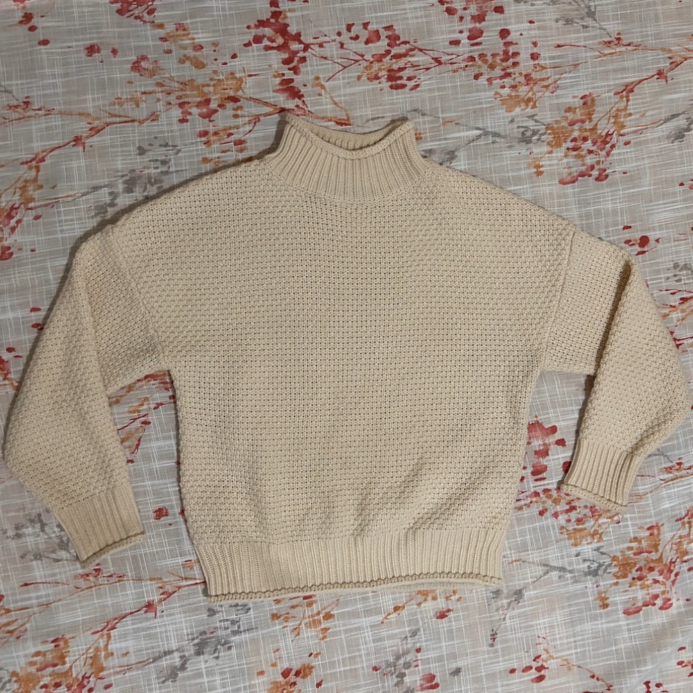 ZESICA TURTLENECK OVERSIZED CHUNKY KNITTED PULLOVER SWEATER